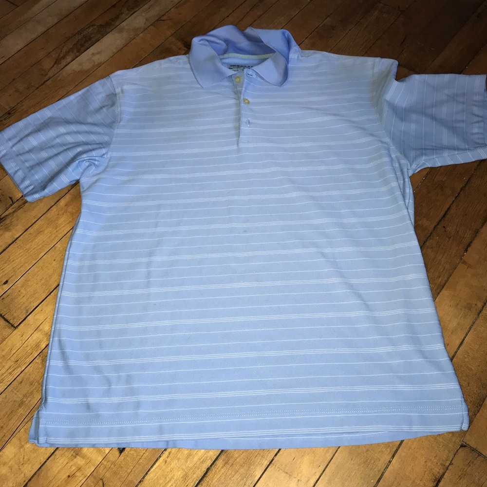 Nike FitDry Golf Polo Light Blue Size Medium 2009